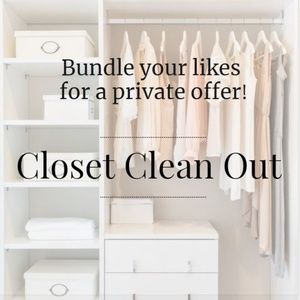 Closet Clean Out!